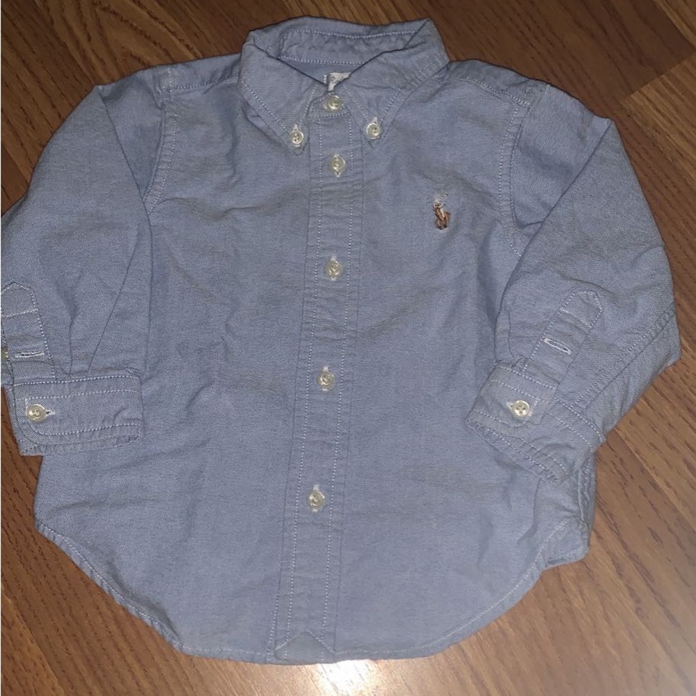 Blue Button Up Ralph Lauren Shirt